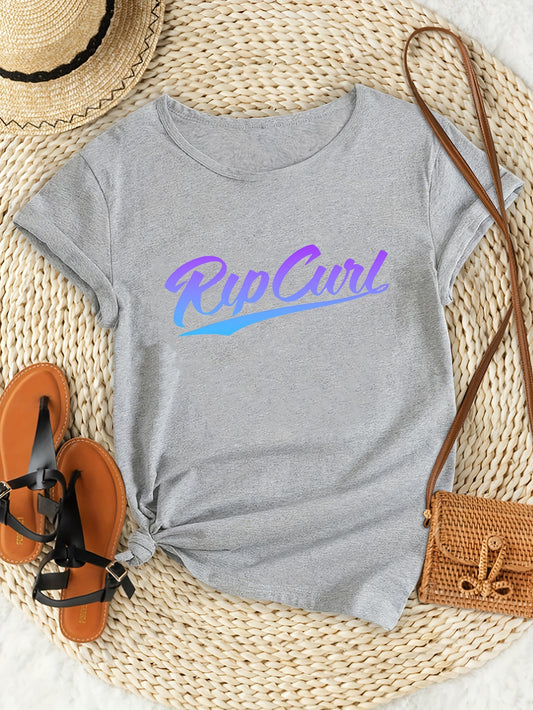 Olivia - Casual Round Neck T-Shirt