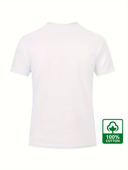 Thomas - 5pcs 100% Cotton Solid T-Shirt for Men