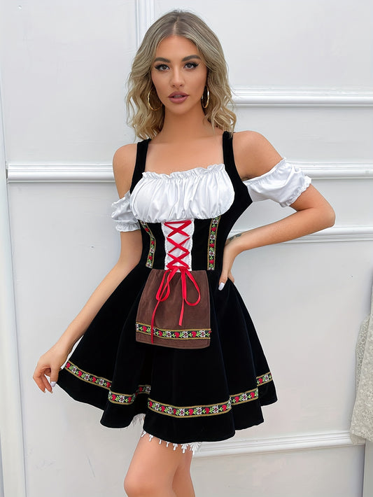 Phoebe - Costume Dress with Oktoberfest Beer Dirndl Style for Women