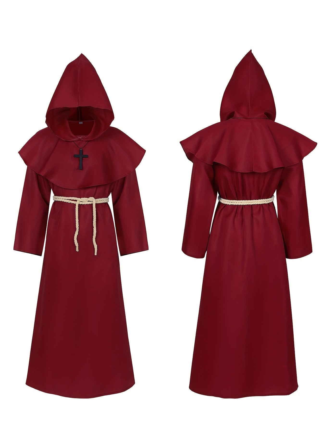 Tristan – Medieval Hooded Robe for Cosplay