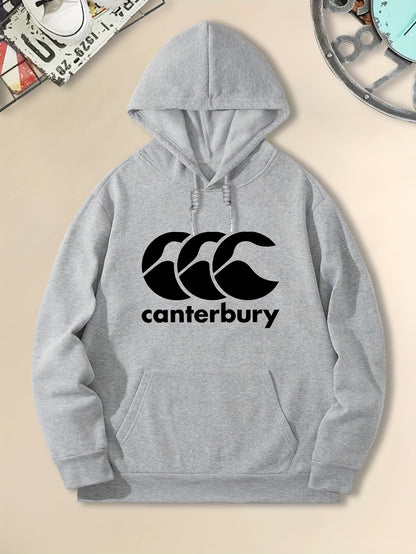 Isaac – Men's Casual Hoodie with Canterbury Print