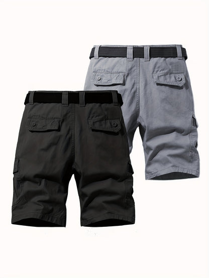 Jordan - 2 Pieces Cargo Shorts with Multi Pockets for Men