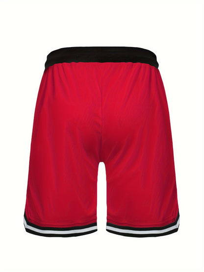 Elbert - 3pcs Basketball Shorts with Drawstring and Zip Pockets for Men