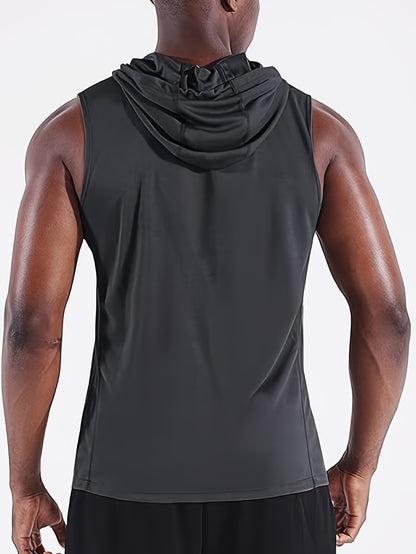 Phillip – Men's Hooded Athletic Tank Tops, 3-Pack