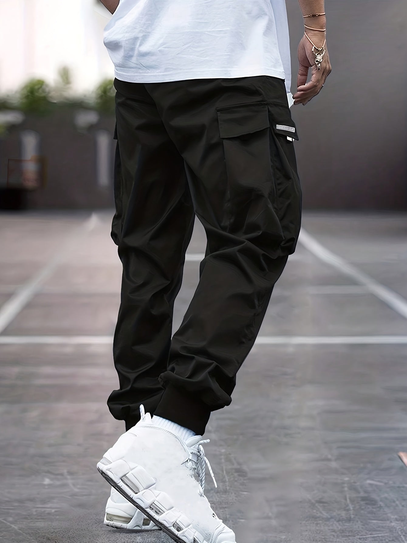 Timothy - 2pcs Stylish Cargo Pants Set with Multi-Pockets for Men