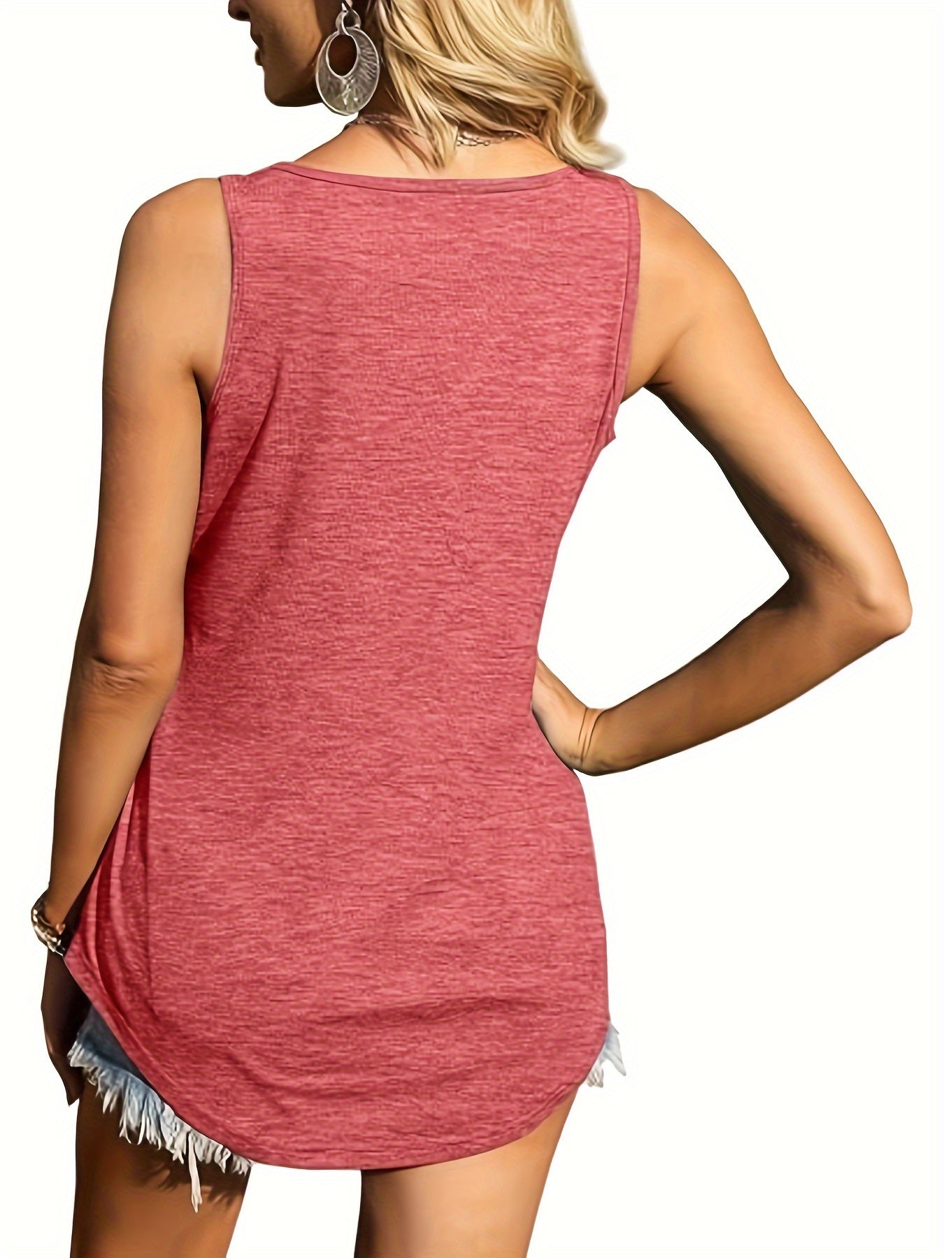 Zephyr - 2 Pieces Sleeveless Top with Crew Neck for Women