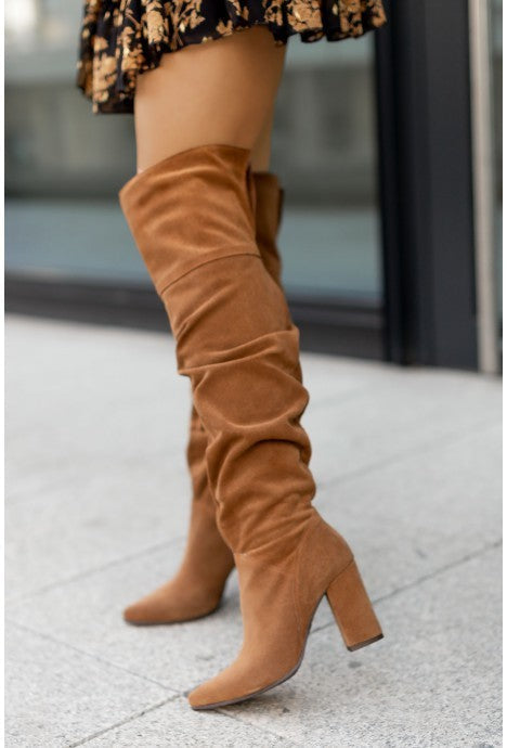 Tamara – High Heel Over-the-Knee Suede Boots