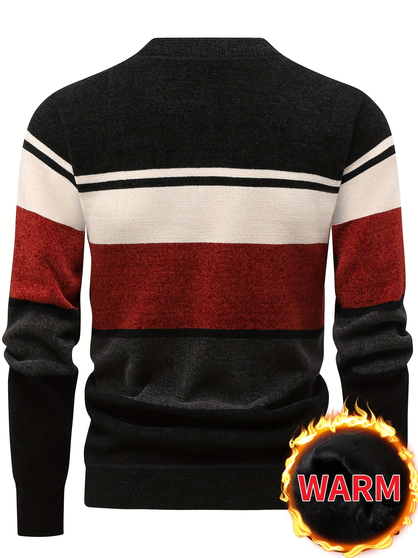 Ricky – Casual Loose Knit Sweater with Alphabet Pattern