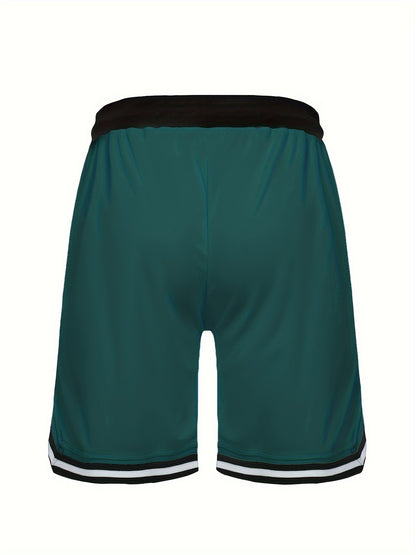 Elbert - 3pcs Basketball Shorts with Drawstring and Zip Pockets for Men