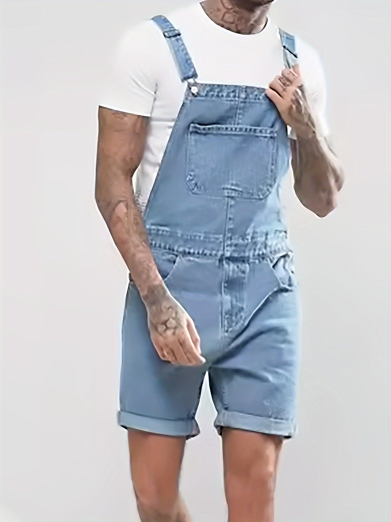 Edward – Men's Slim Fit Denim Overalls