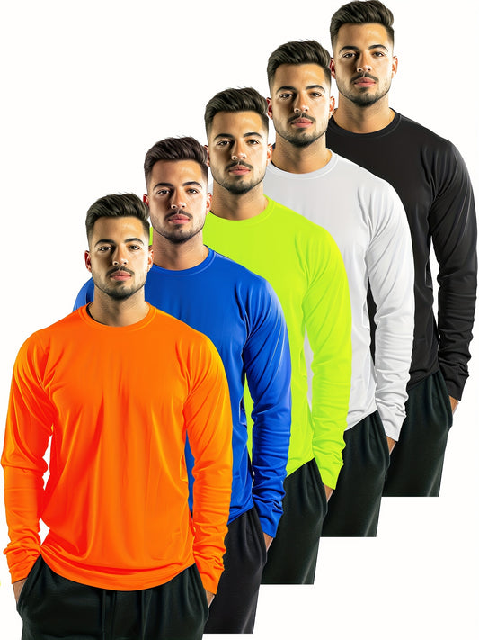 Gilbert – Men's Quick Dry Crew Neck Long Sleeve T-shirts Set