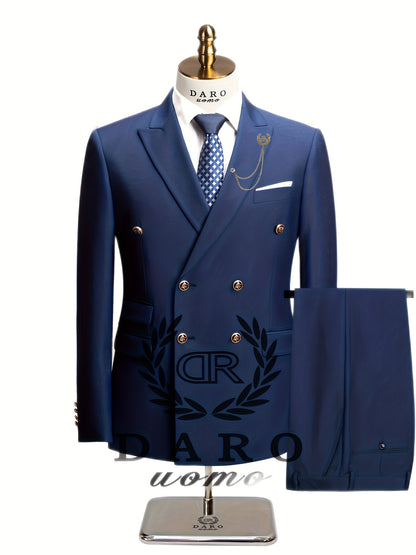 Michael – Men's Fashion Suit Set with Double Breasted Jacket