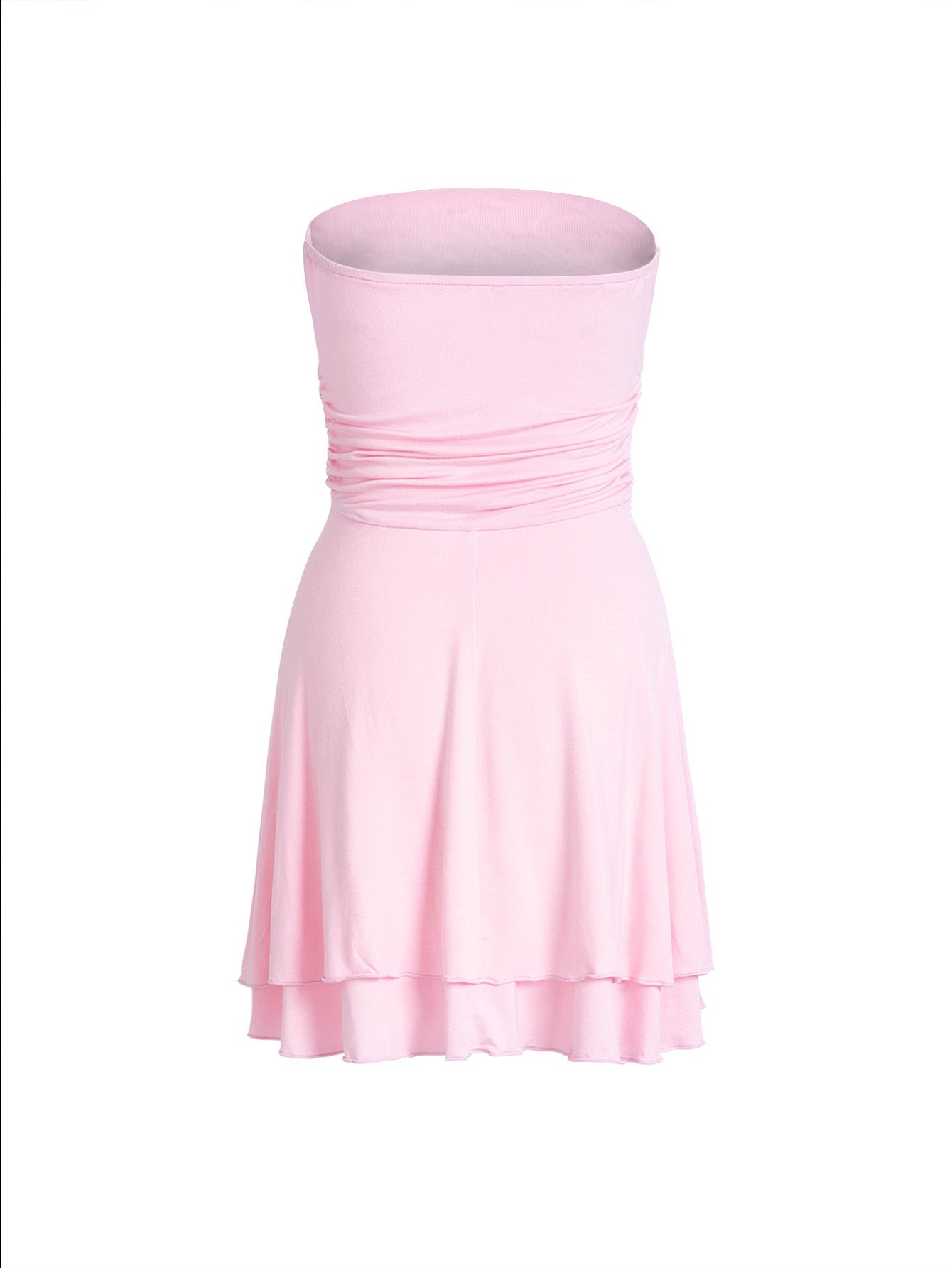 Helen – Summer Pleated Tube Top Dress