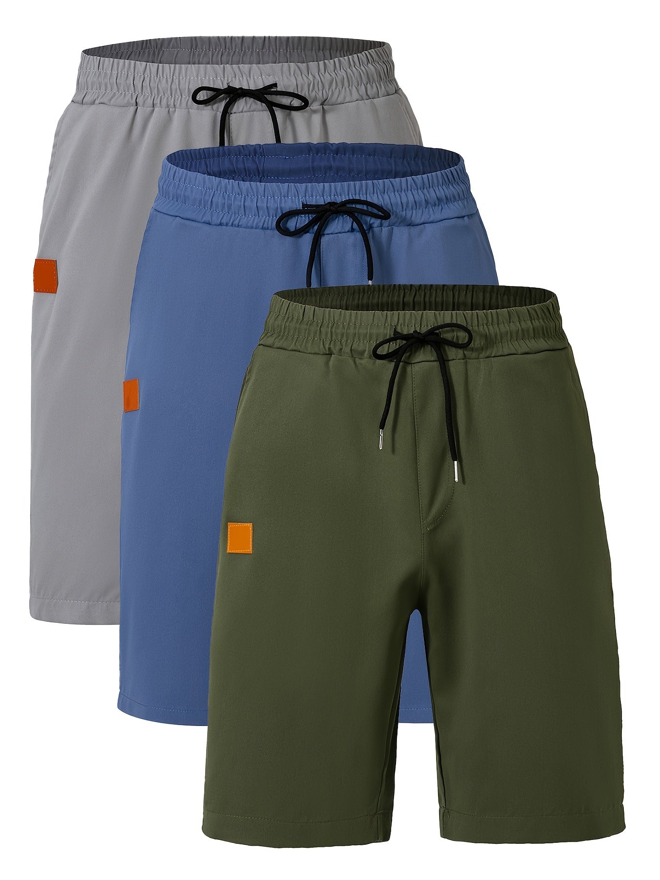 Willian - 3 Pieces Sports Drawstring Shorts Set for Men