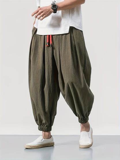 Paul – Solid Color Wide Leg Joggers