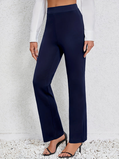 Francesca – Elegant High Waist Straight Leg Pants