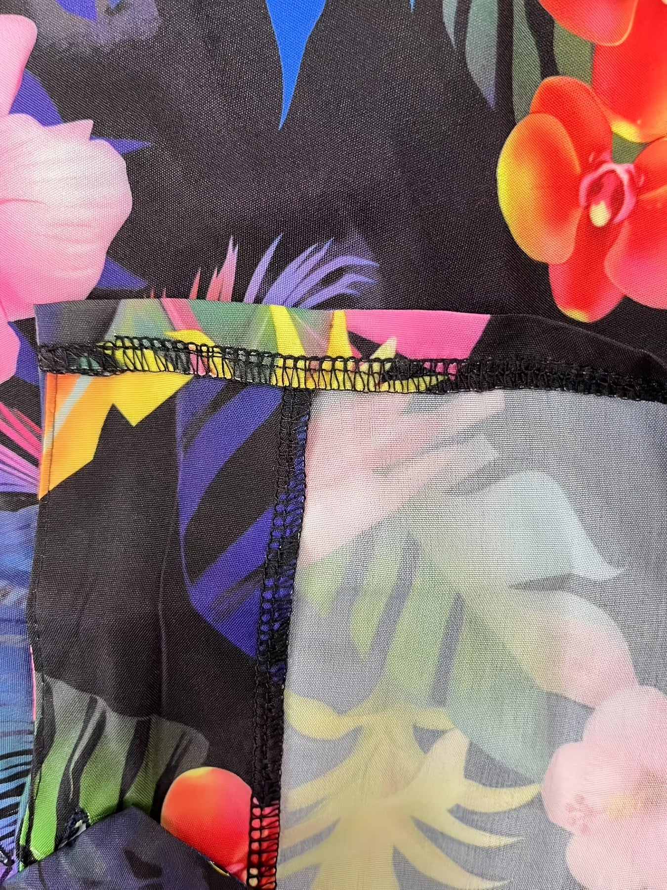 Jacob – Floral & Flamingo Print Hawaiian Shirt and Shorts Set