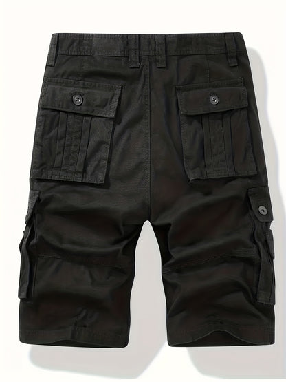 Jerry - Classic Design Cargo Shorts with Multi Pocket and Belt for Men