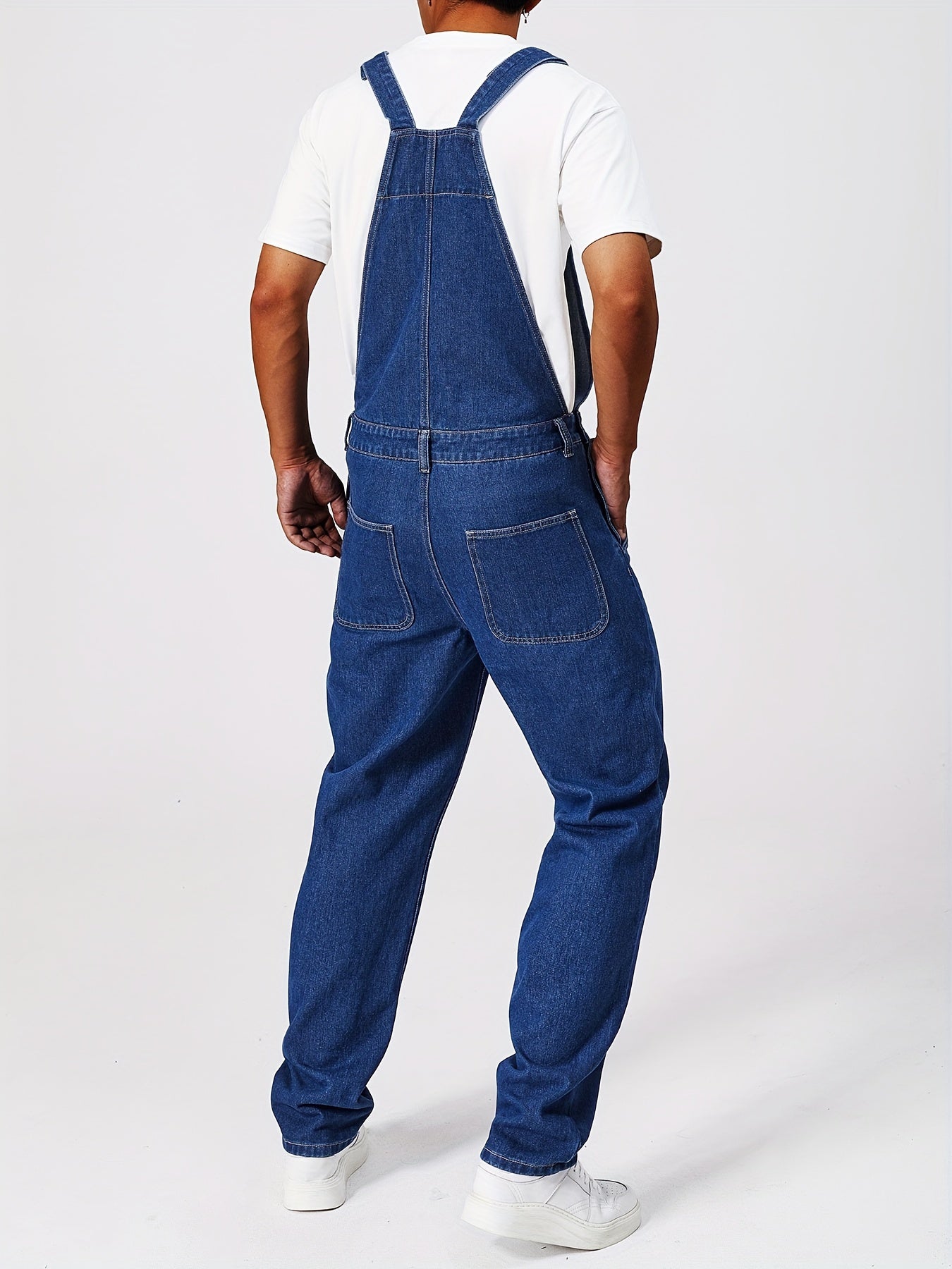 Ian – Men's Casual Denim Overalls with Pockets