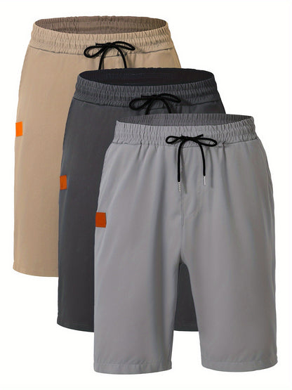 Willian - 3 Pieces Sports Drawstring Shorts Set for Men