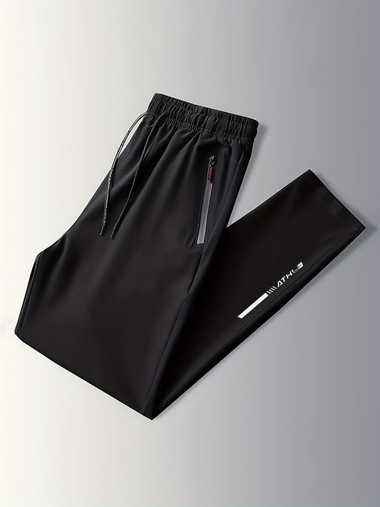 Wesley - Track Pants with Zipper Pockets and Drawstring for Men