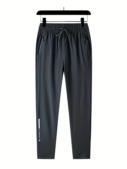 Wesley - Track Pants with Zipper Pockets and Drawstring for Men