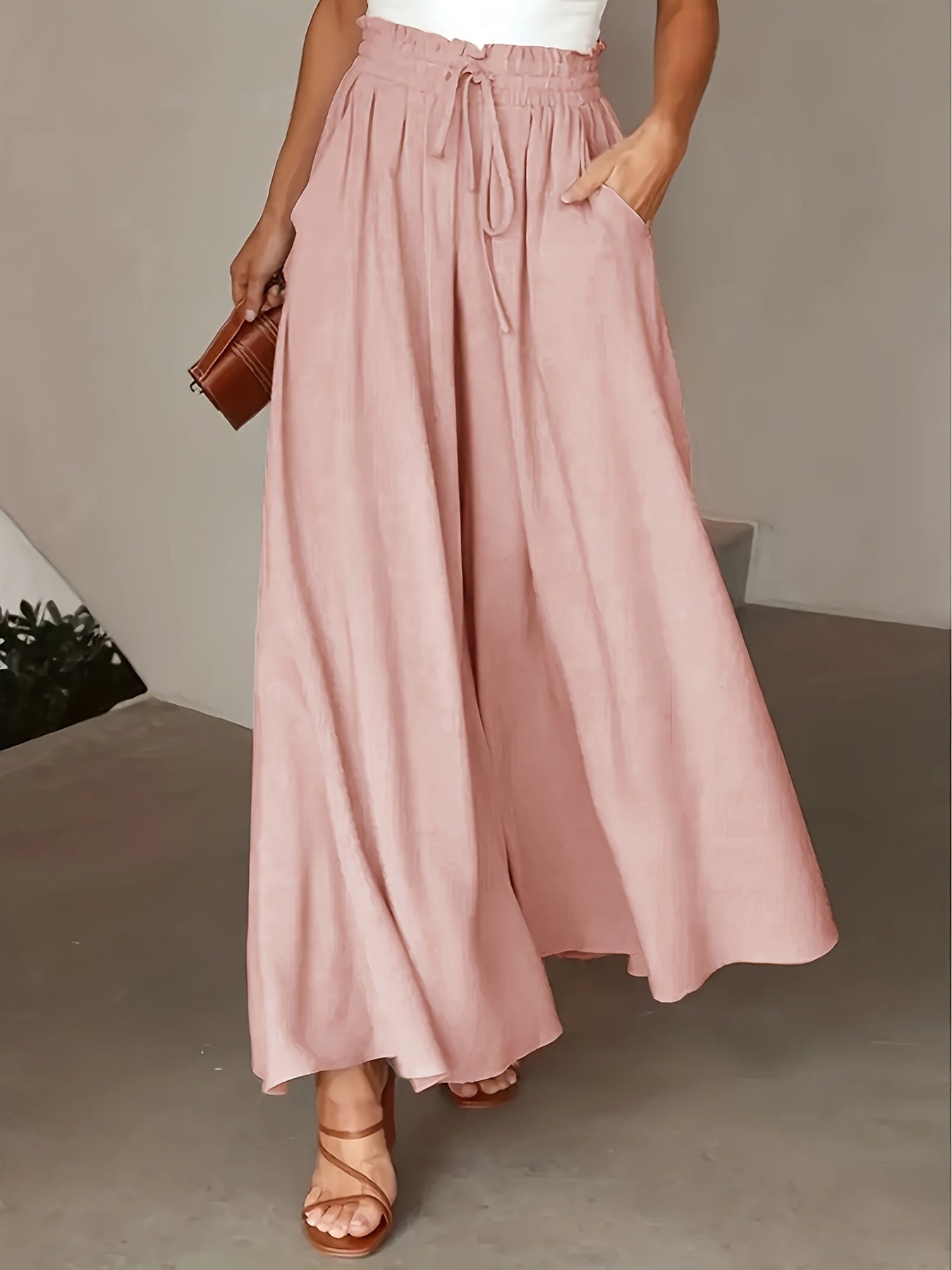 Emma - Wide Leg Casual Pants