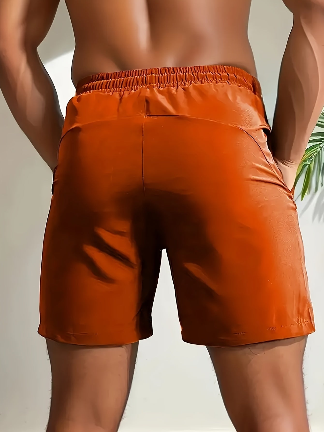 Gary - Sports Shorts with Pockets and Elastic Waist Drawstring for Men