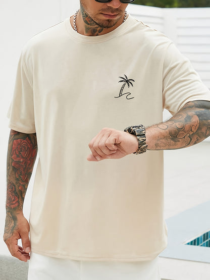 Charlie – Men's Cotton Coconut Tree Graphic Tee