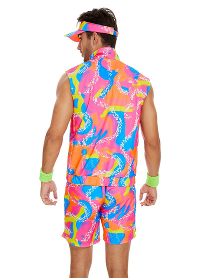 William - Retro Disco Style Swimwear Outfit Set for Men