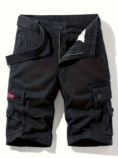 Jerry - Classic Design Cargo Shorts with Multi Pocket and Belt for Men