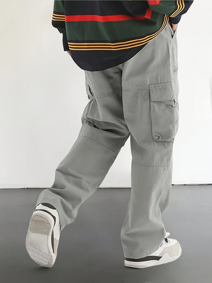 Wayne - Casual Drawstring Pants with Stylish Flap Pockets and Multi-Pocket Design for Men