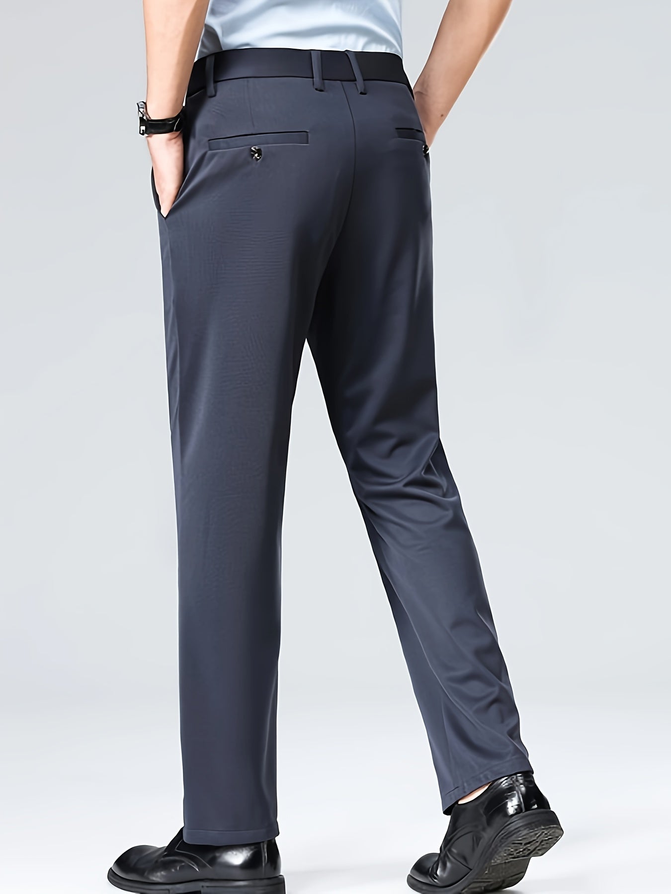 Russell – Men's Formal Trousers with Pockets