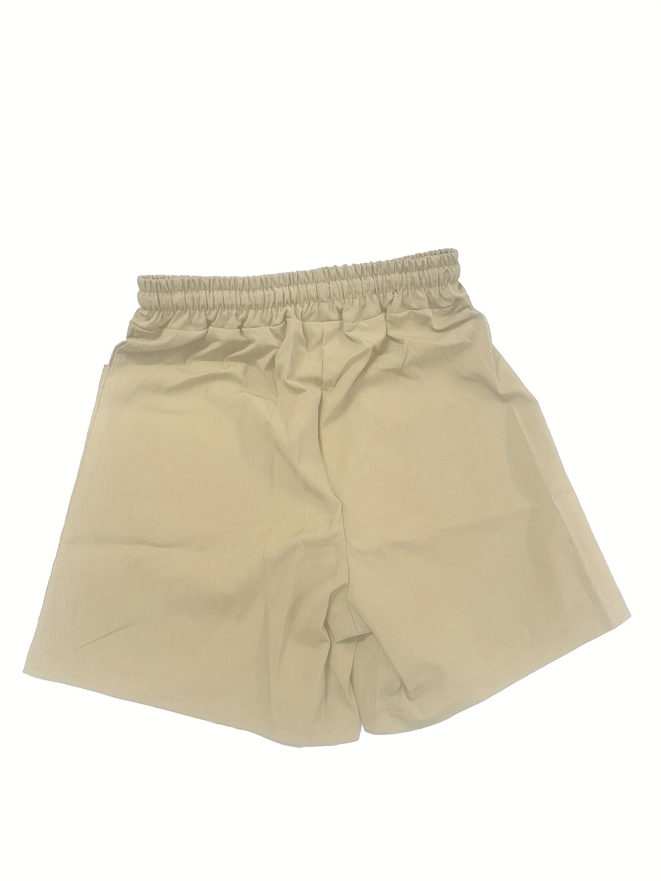 Chelsea - Elastic Waist and Patched Pockets Shorts for Women