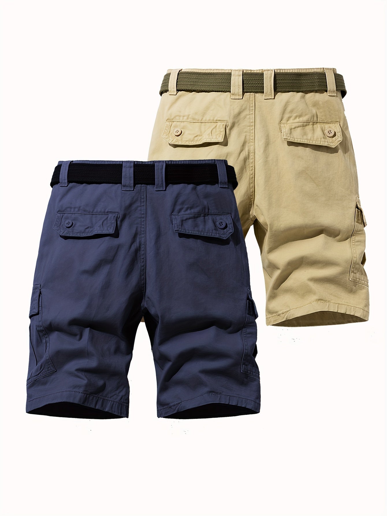 Jordan - 2 Pieces Cargo Shorts with Multi Pockets for Men