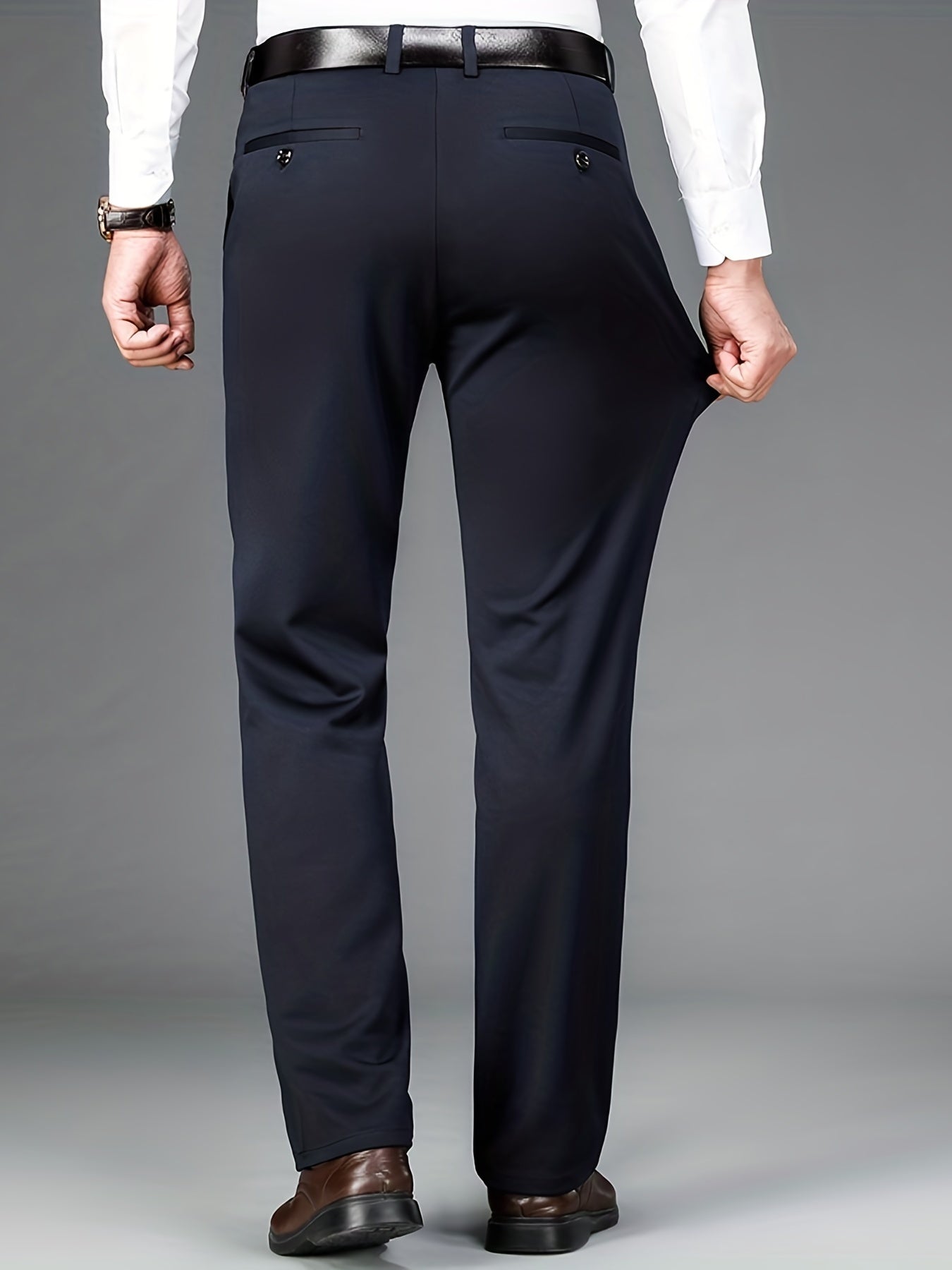 Harrison - Classic Design Trouser Pants with Slightly Stretch for Men