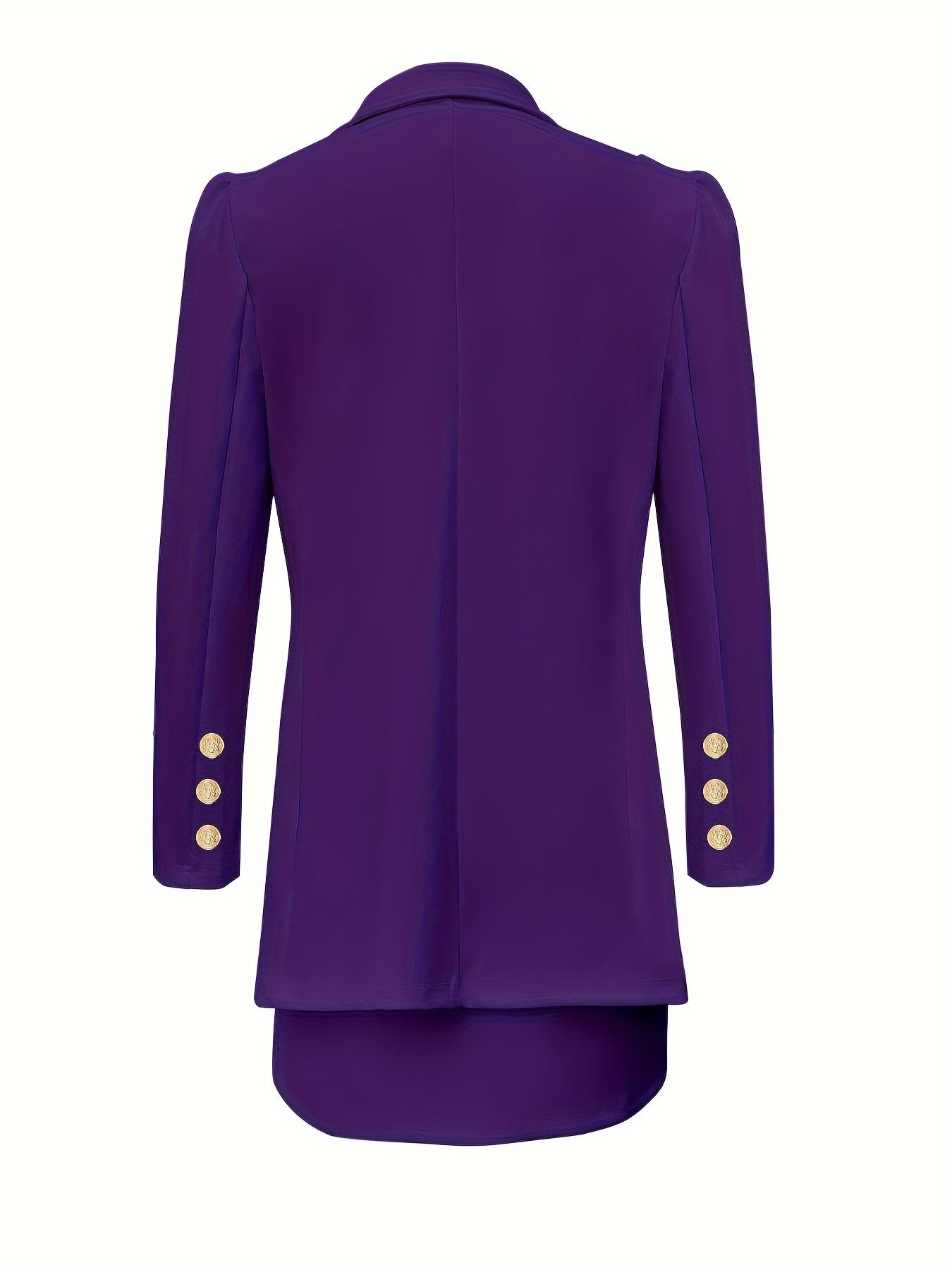 Dawn – Elegant Solid Long Sleeve Blazer & Mini Skirt Set