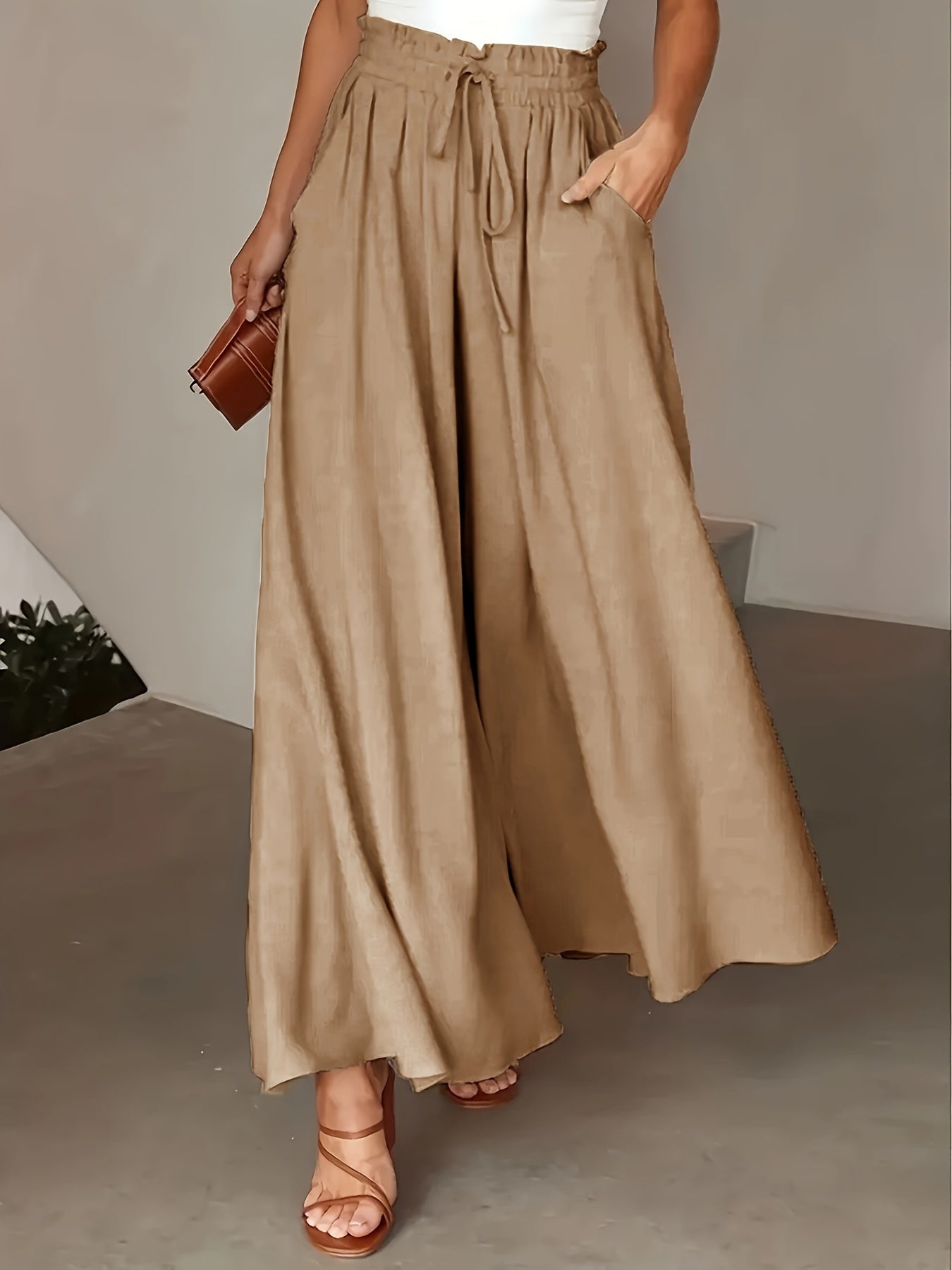 Emma - Wide Leg Casual Pants