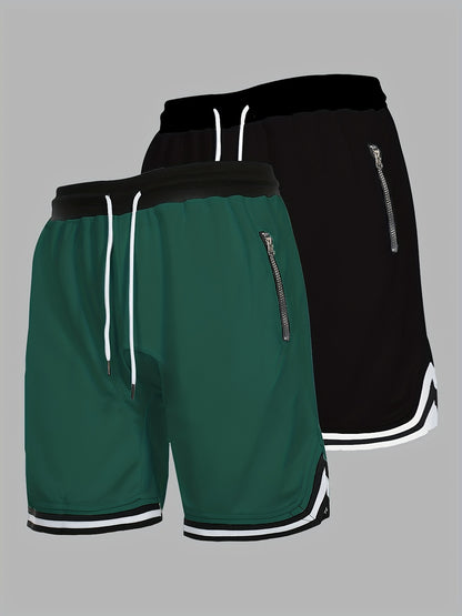 Damian – Men's Breathable Athletic Shorts Set