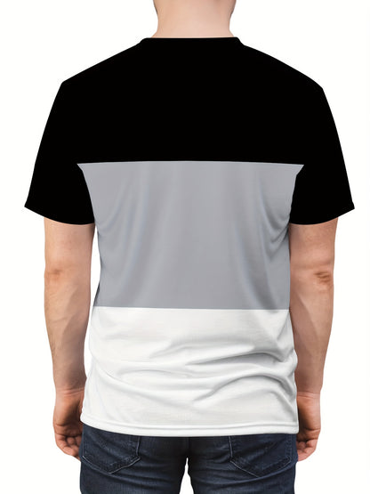 Derek – Men's Color Block Summer T-Shirt