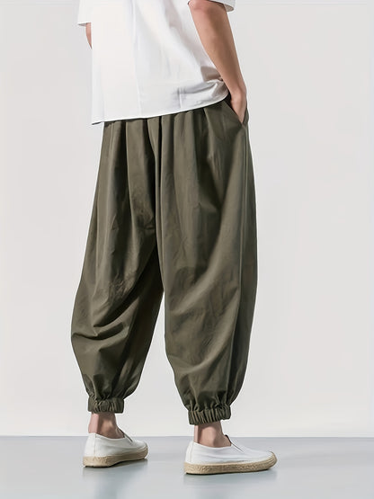 Paul – Solid Color Wide Leg Joggers