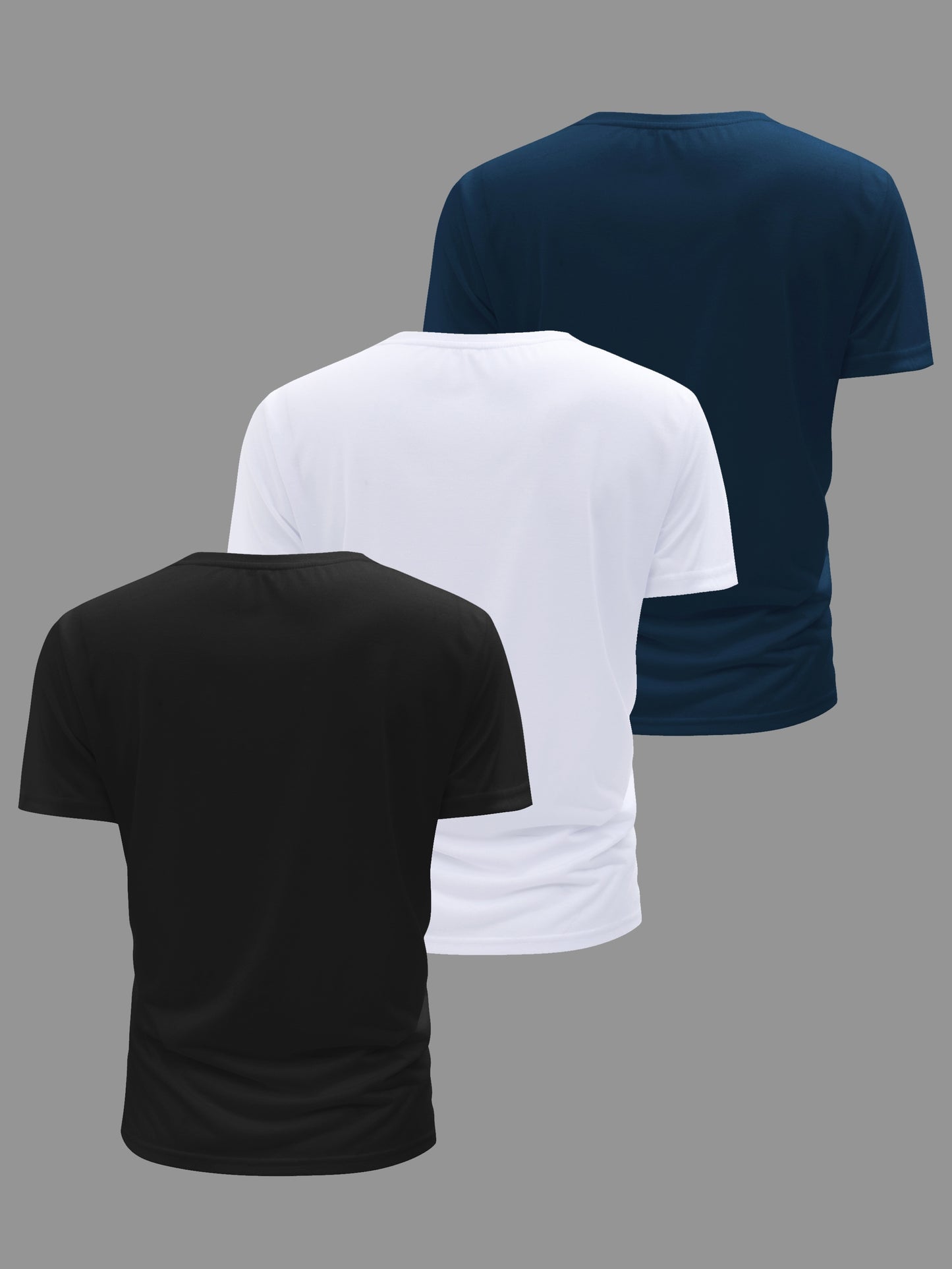 Lucas - 3pcs Casual Short Sleeve Crew Neck T-shirts for Men