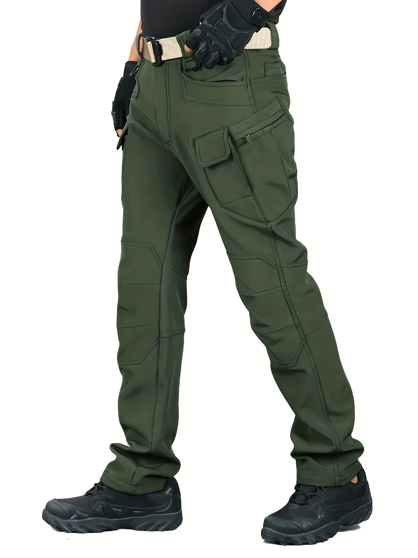 Jason - Fleece-Lined Tactical Pants with Multi Pockets for Men