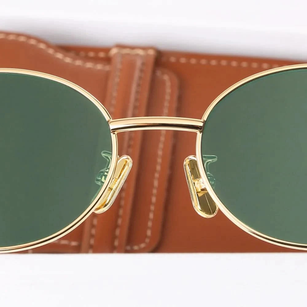 Trada - Oval Frame Sunglasses