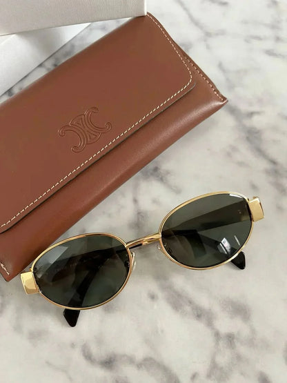 Trada - Oval Frame Sunglasses