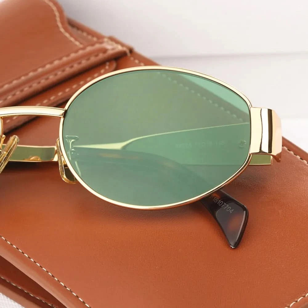 Trada - Oval Frame Sunglasses