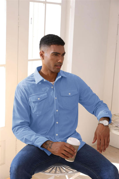 Ethan - Men's Corduroy Shirt