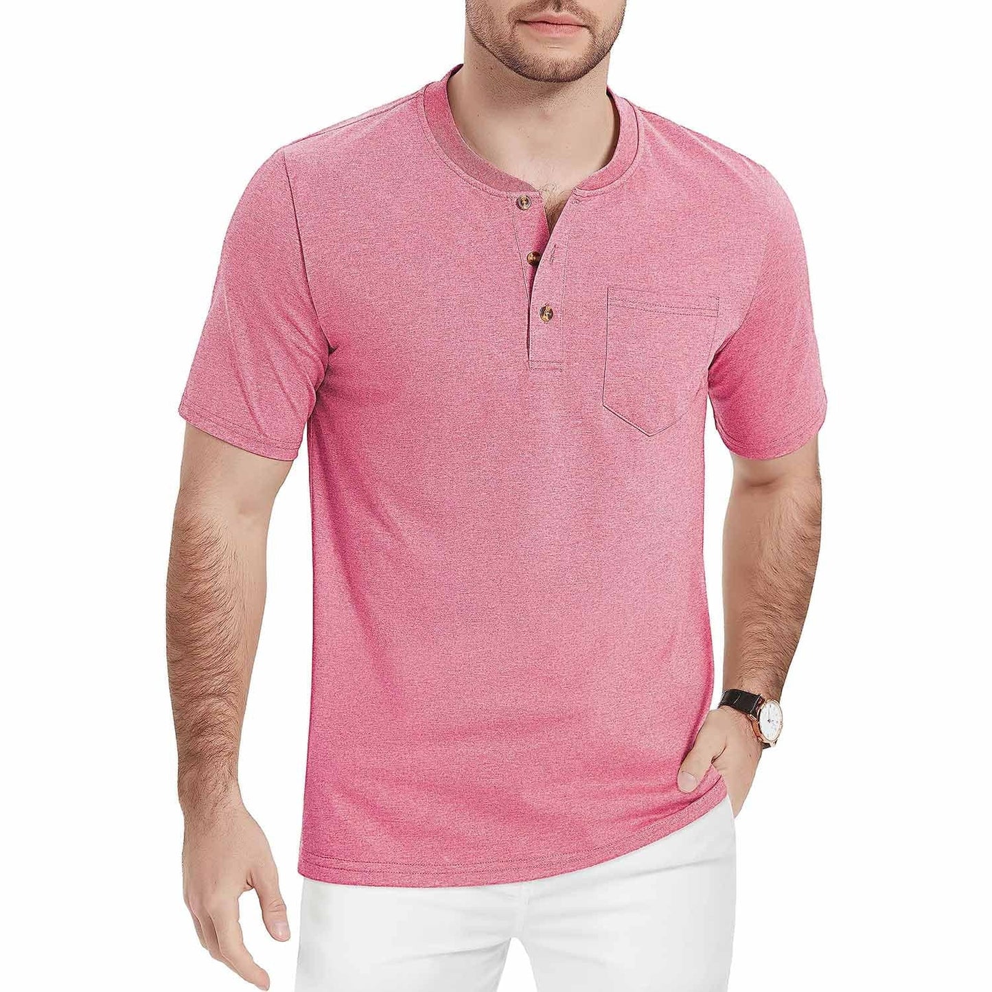 Caleb - Men's Henley T-Shirt