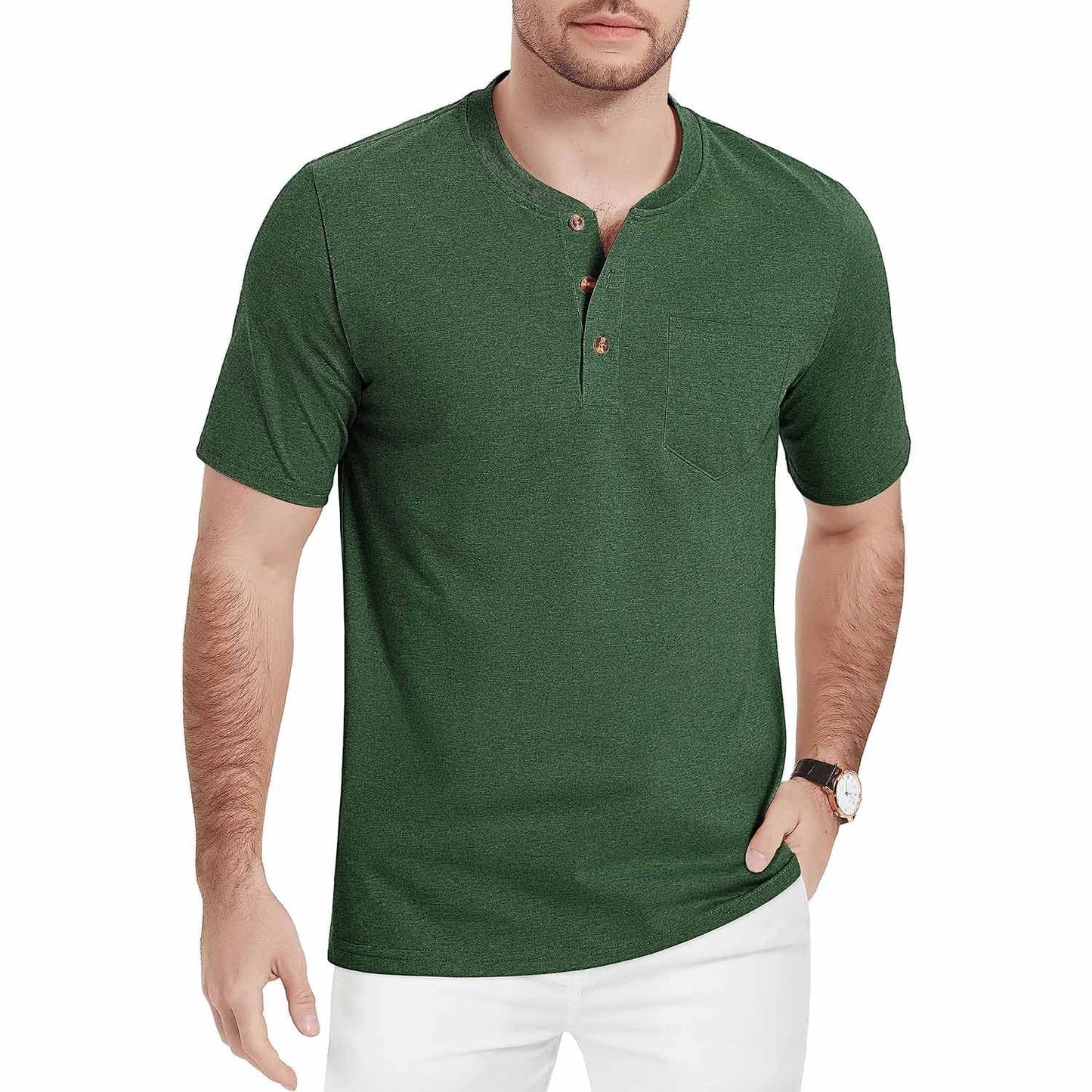 Caleb - Men's Henley T-Shirt