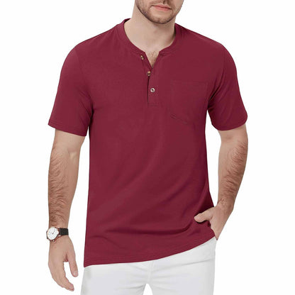 Caleb - Men's Henley T-Shirt